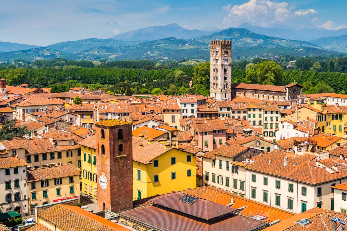 Beautiful Lucca in Tuscany