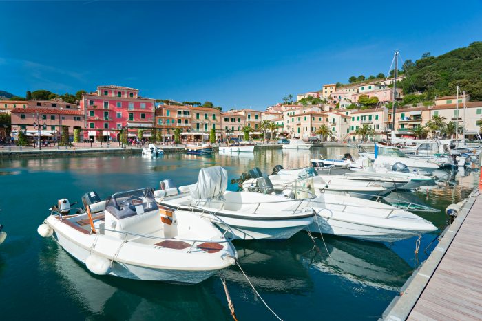 Porto Azzurro in Elba Island