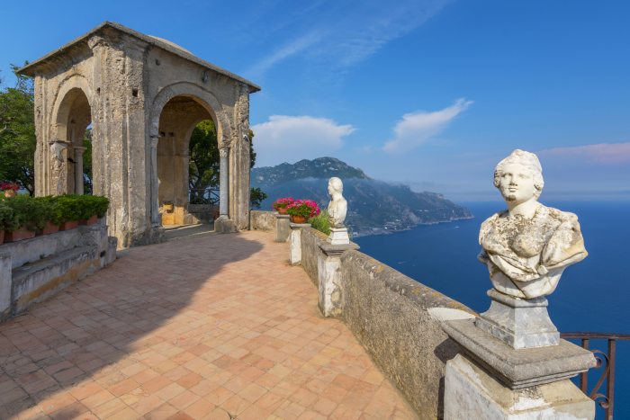 Stone statues in Ravello