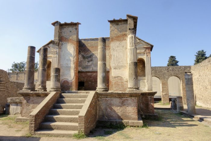 Ancient temple in Pompeii