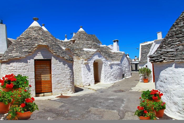 Unique Trulli houses in Alberobello