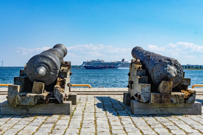 Cannons at the Seaplane Harbour Museum