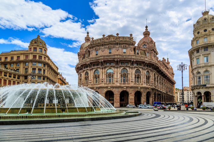 Piazza De Ferrari in Genoa