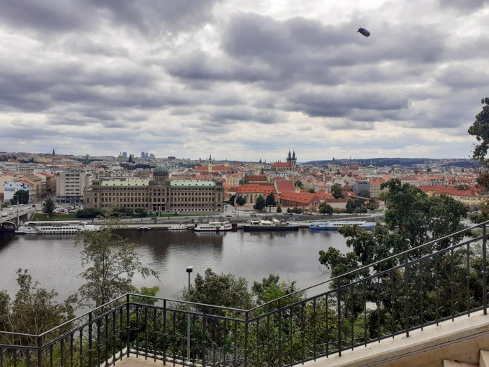 View from Letna Park in Holesovice
