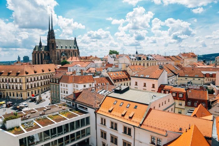 View of Brno from Old Town Hall