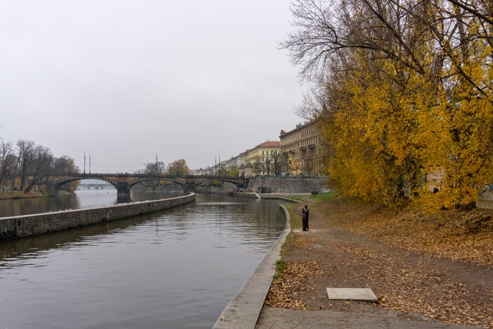 Beginning of winter in Prague