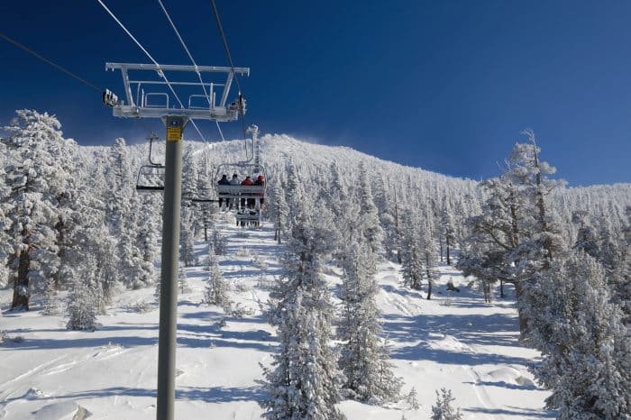 Ski lifts in Lake Tahoe