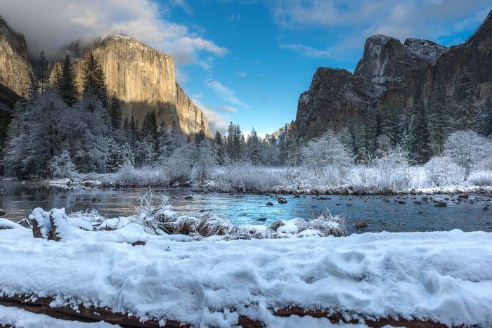 Valley View point in Yosemite National Park
