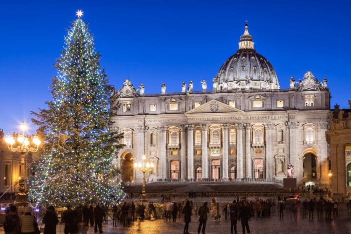 St. Peter’s Basilica at Christmas