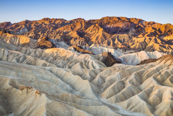 Zabriskie Point in Death Valley