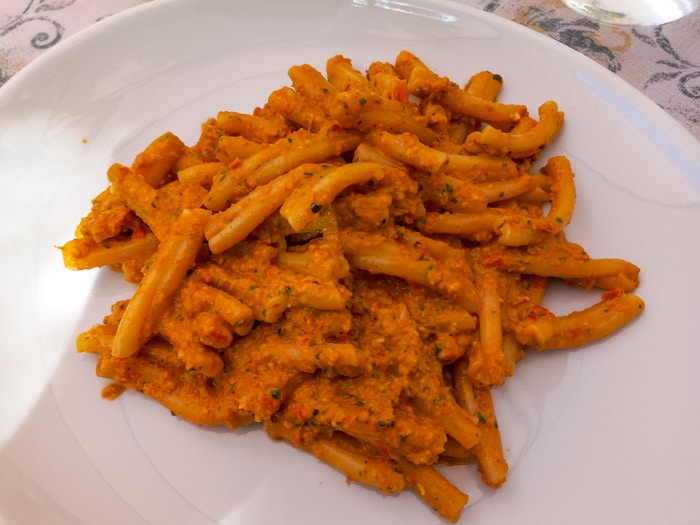 Casarecce Alla Trapanese @ Ristorante da Antonio