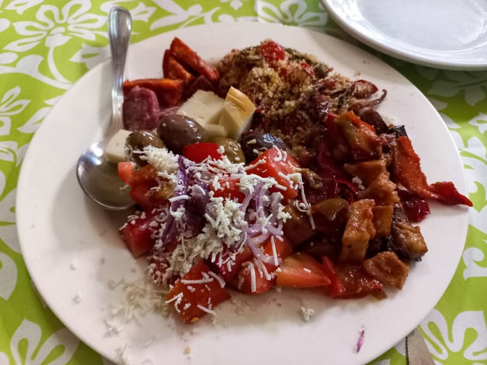 Antipasti from A Putia Do Calabrisi.