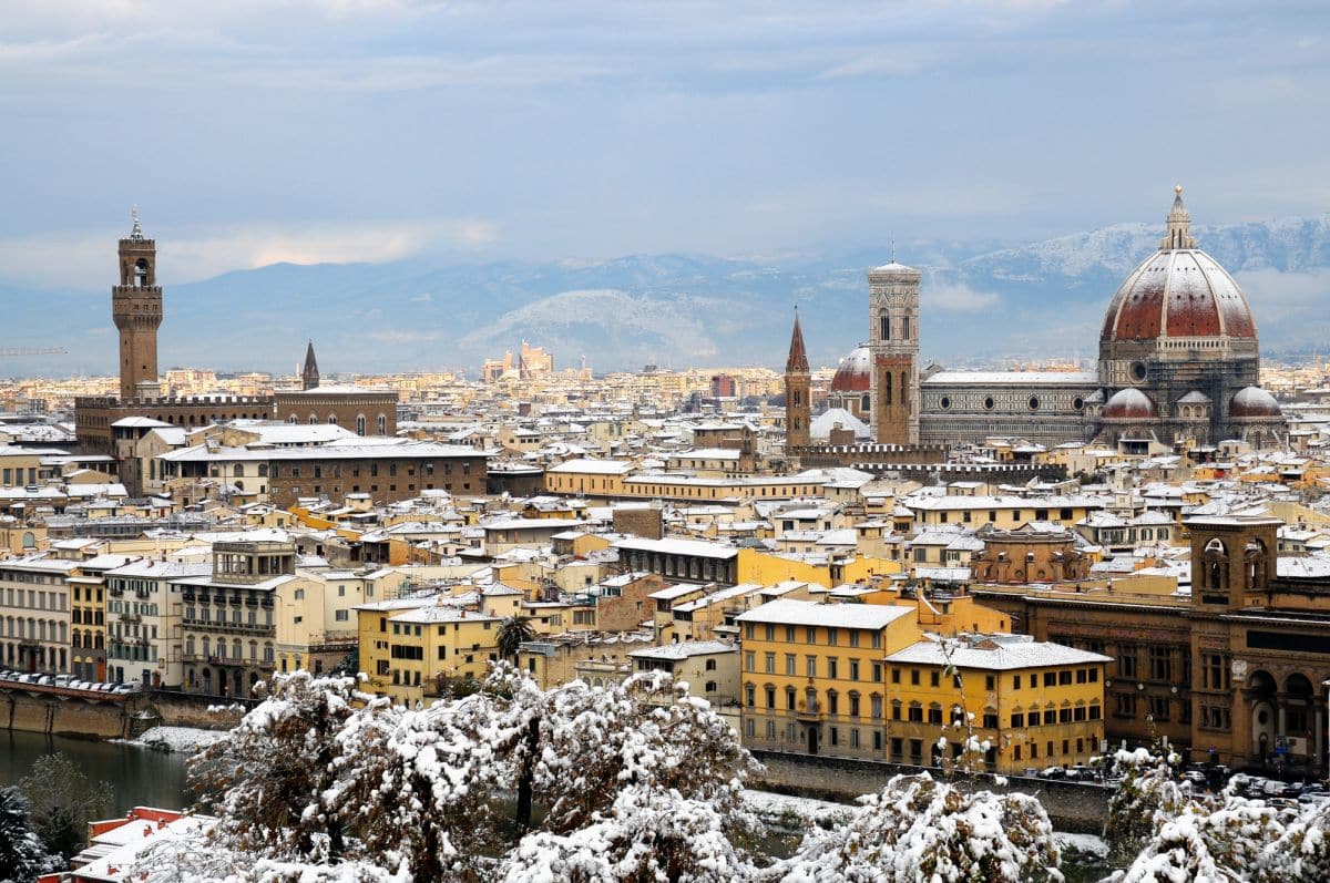 Florence in winter