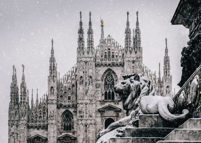 Milan's Duomo in winter