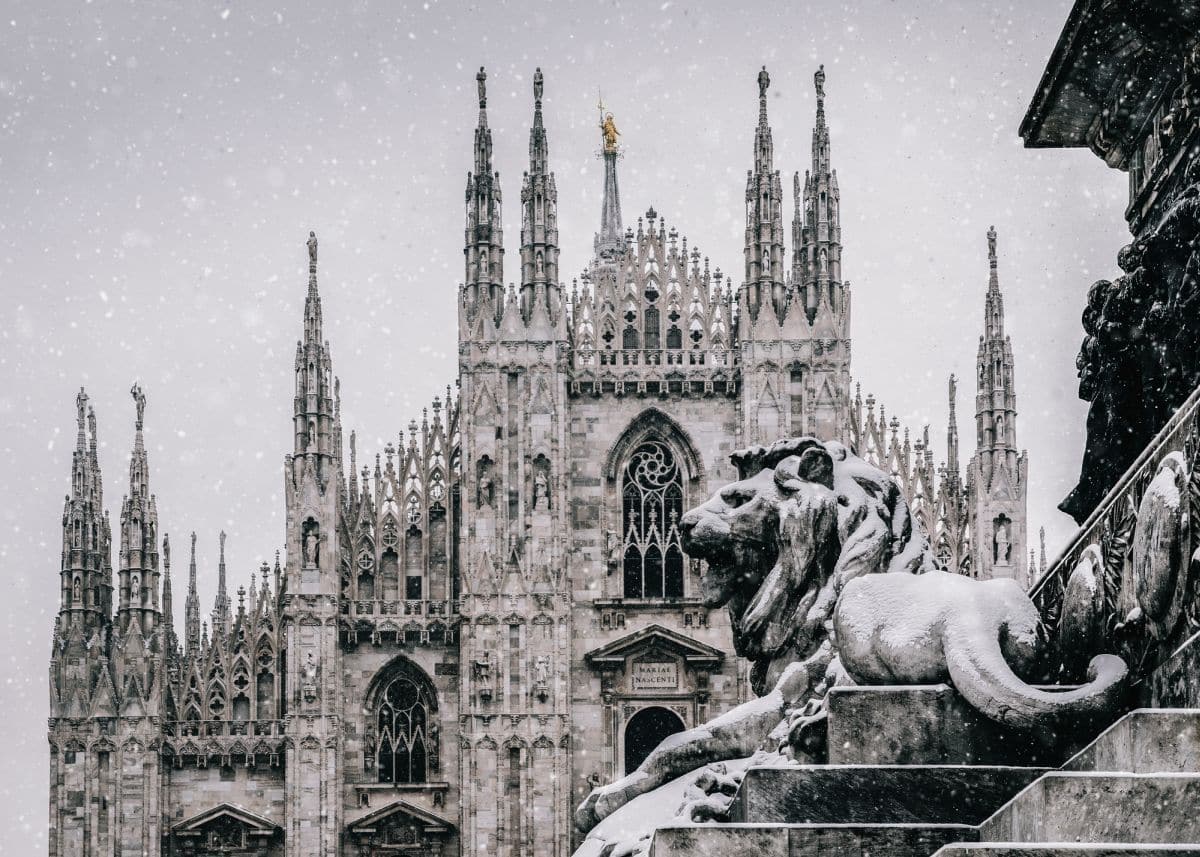 Milan's Duomo in winter
