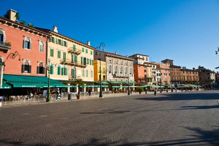 Piazza Bra in Verona