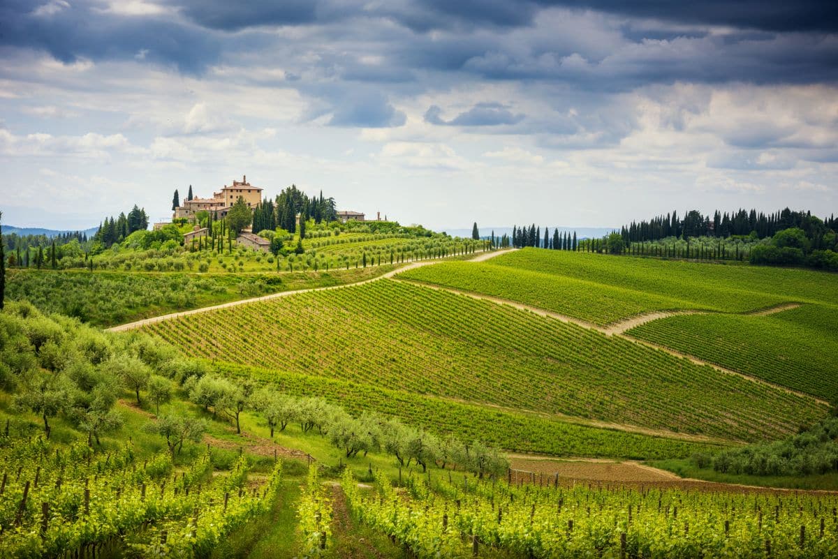 Tuscan Landscape between Siena and Florence