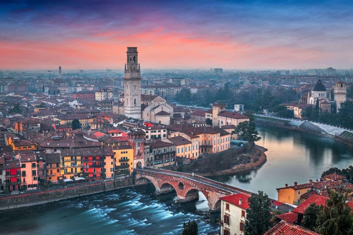 Verona at dusk