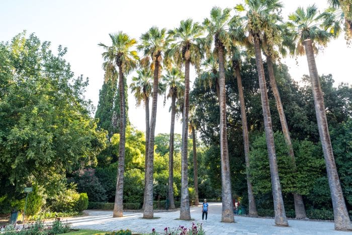 National Gardens in Athens