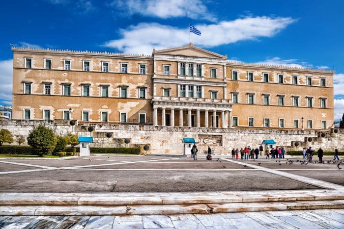Greek parliament building