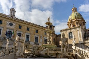 Pretoria Fountain in Palermo
