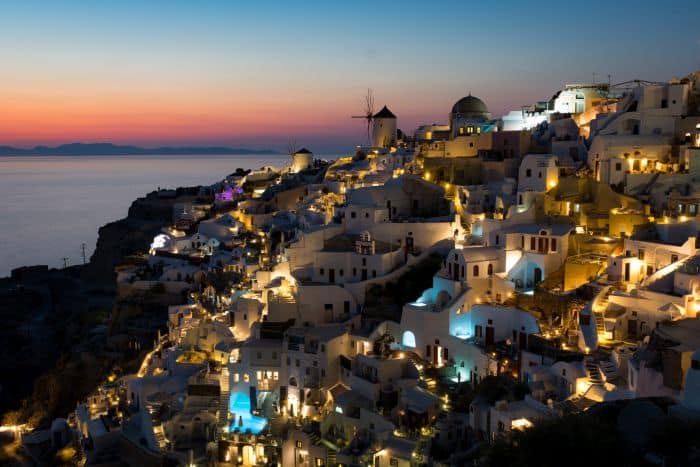 Sunset in Oia