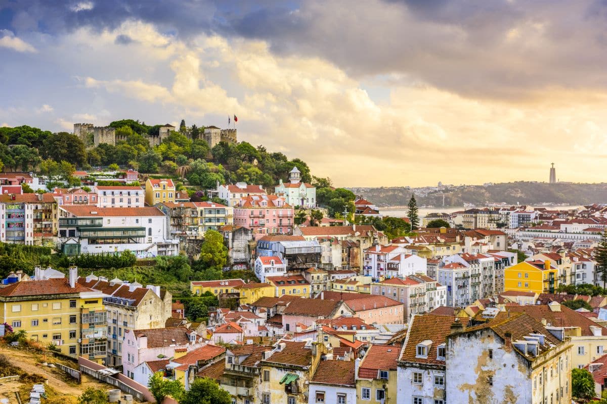 Beautiful Lisbon skyline