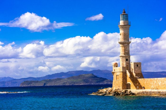 Lighthouse of Chania in Crete