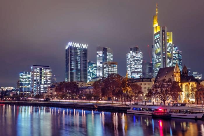 Frankfurt at night