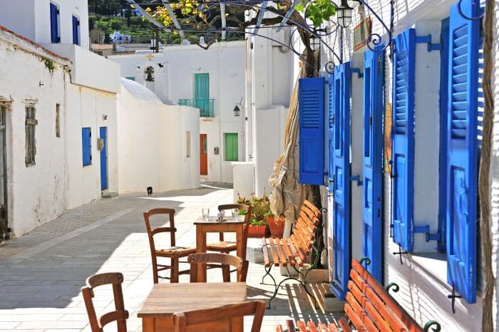 Cafe in Lefkes village