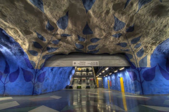Stockholm Metro Station