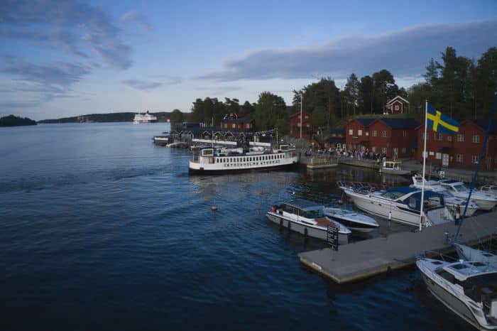 Fjaderholmarna island