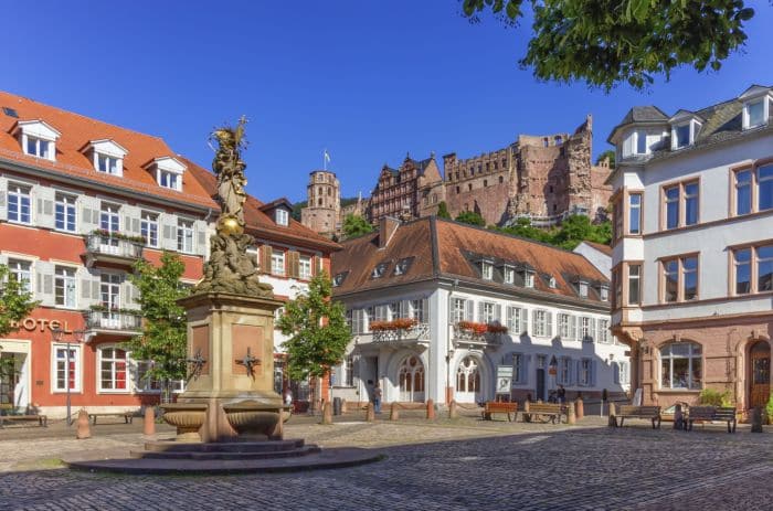 Kornmarkt Square in Heidelberg