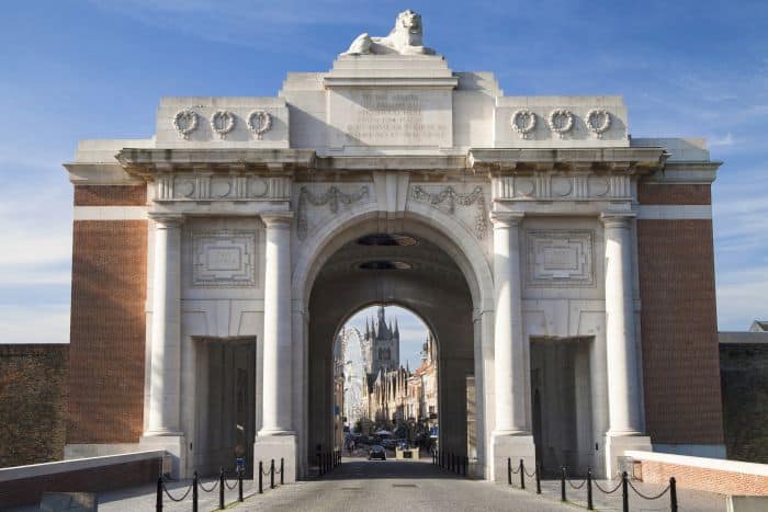 Menin Gate in Ypres