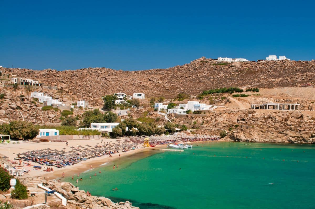 Super Paradise Beach on Mykonos