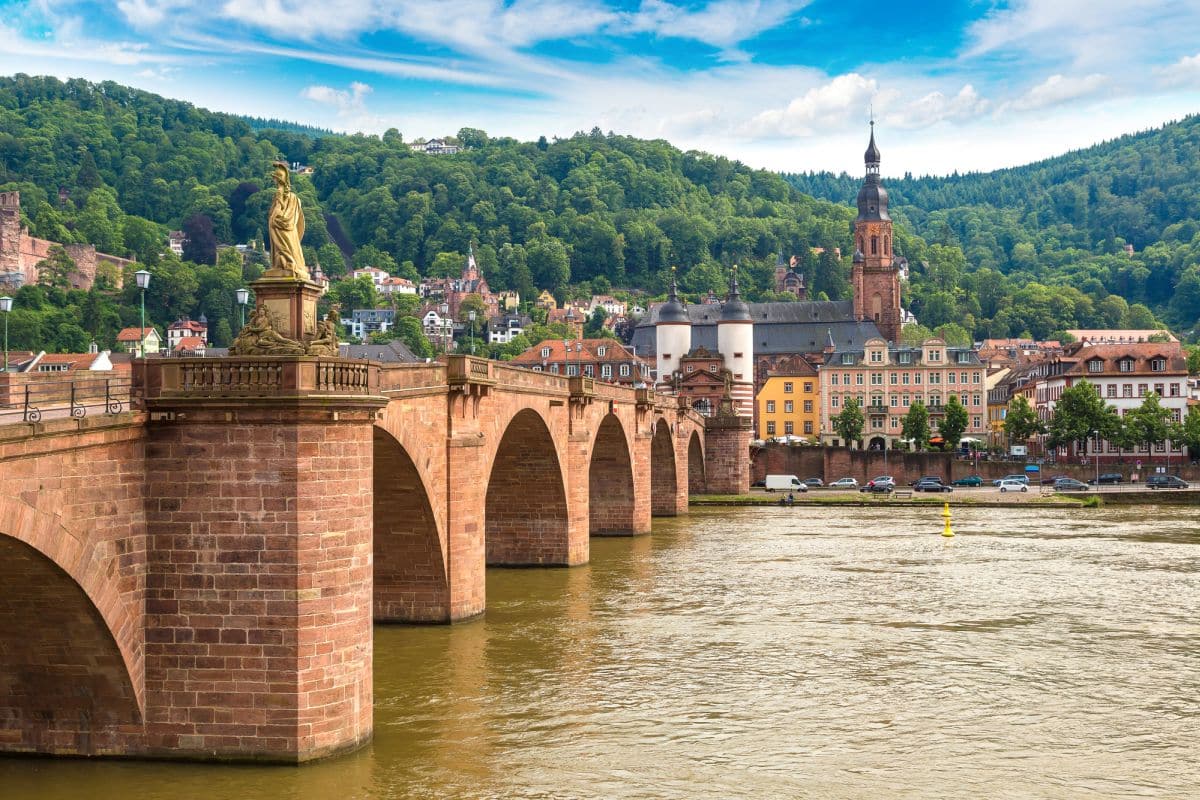 Old bridge in Heidelberg