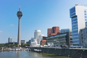 MedenHafen & Rhine Tower in Dusseldorf