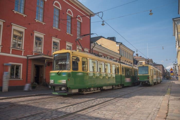 Trams in Helsinki
