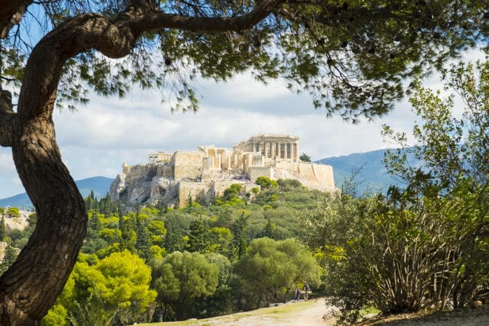 View of Acropolis from Filopappou Hill
