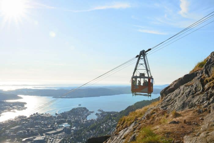 Cable car to Ulriken