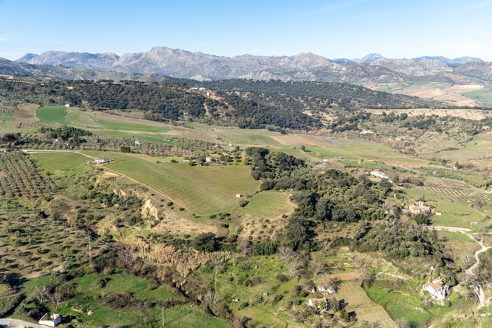 Ronda's surrounding countryside