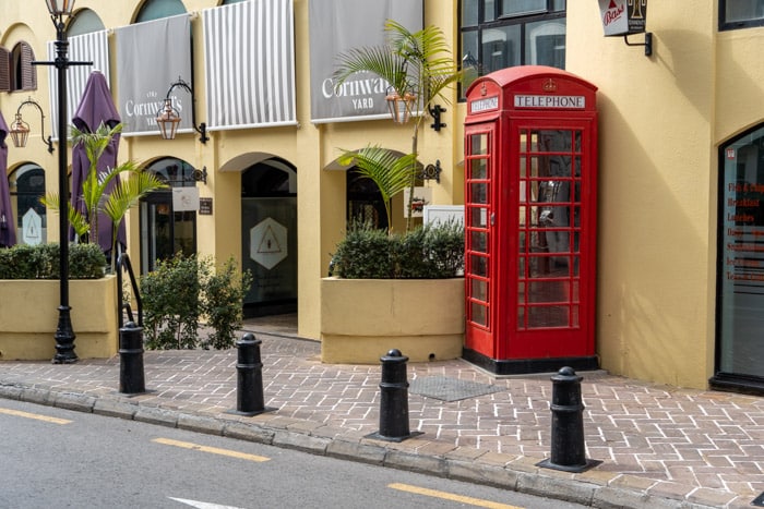 British phone booth in Gibraltar