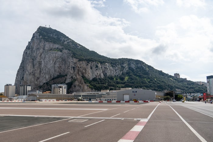 Crossing the Gibraltar Airport Runway