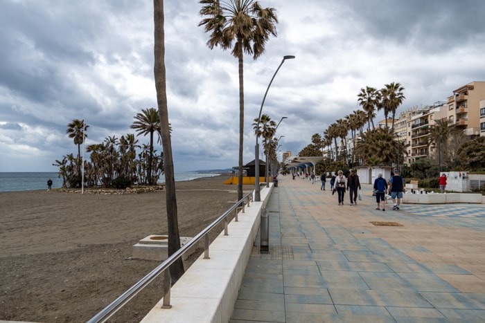 Walking the Estepona Promenade