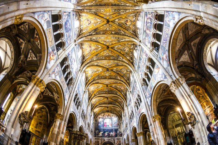 interior of Parma Cathedral