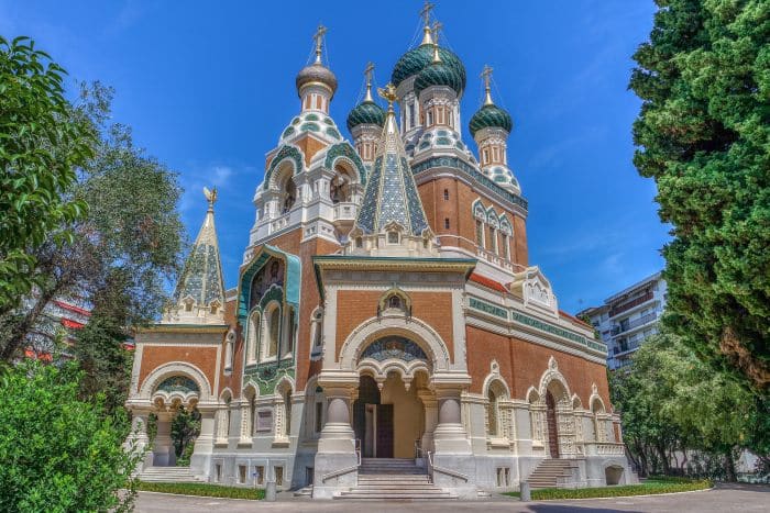 Russian Orthodox Cathedral in Nice