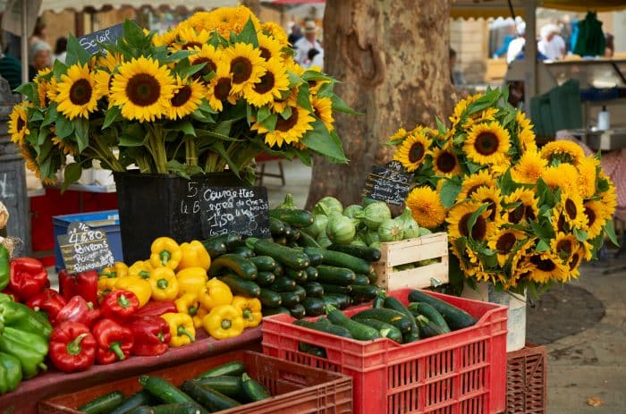 Market in Aix en Provence