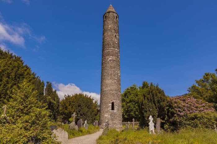 Round tower in Glendalough