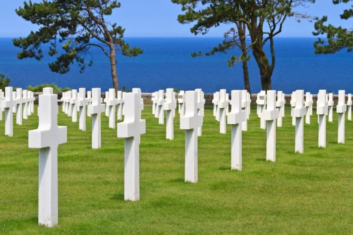 American War Cemetery in Colleville-sur-Mer