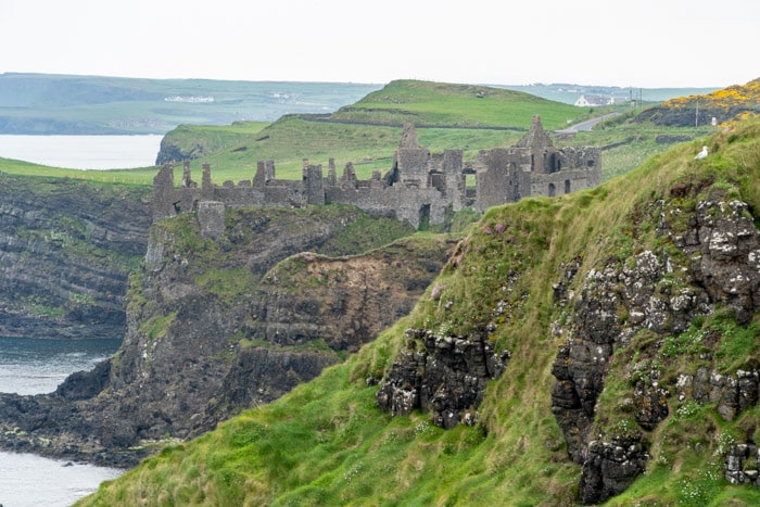 View of Dunluce Castle